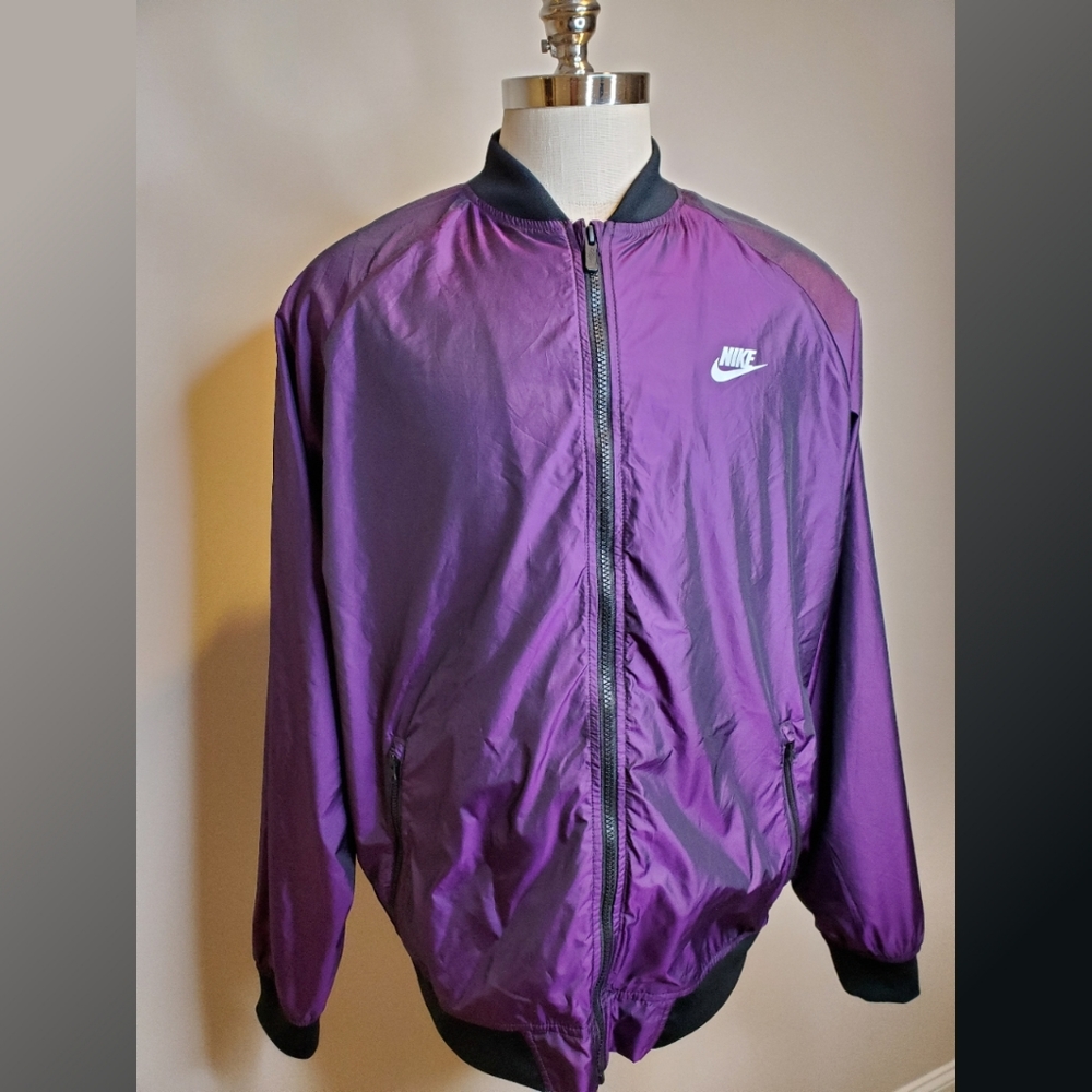 Nike Purple Windbreaker New with Tags - Picture 1 of 6